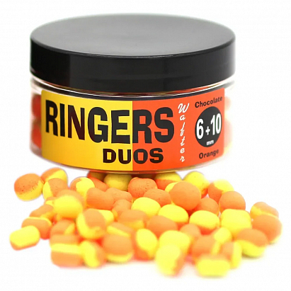 Ringers - Wafters Duos oranžová & žltá 6+10mm 70g