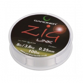 Vlasec Gardner Zig Link Clear 100m | 0,25 mm / 3,6 kg (8lb)