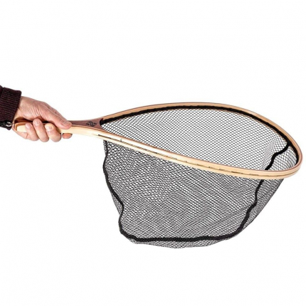 Snowbee Drevený Rakový Podberák Wooden Landing Net Large