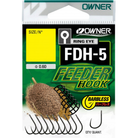 háček OWNER s očkem /9ks/ FDH-5.10: FEEDER HOOK 56945.10