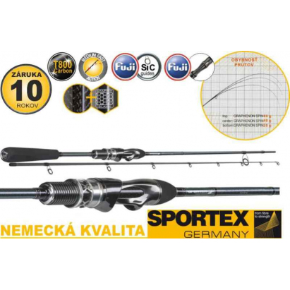 Prívlačový prút Sportex Graphenon Ultra Light 210cm 1-7g