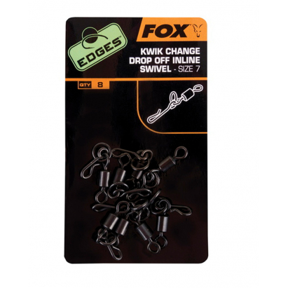 Fox Rýchlostavce Edges Kwik Change Inline Swivel veľ.7 8ks