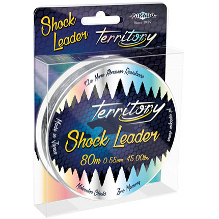 Mikado Šokový Vlasec Territory Shock Leader 45lbs 0.55mm 80m