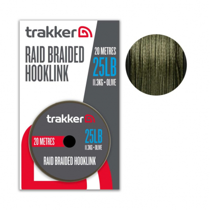 Nikl Trakker Products Trakker Náväzcová šnúrka Raid Braided Hooklink 20m