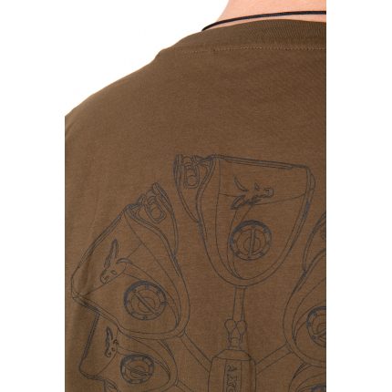 Fox Tričko Khaki Indicator T