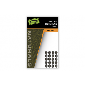 Fox Edges Naturals Tapered Bore Bead 5mm Fox Edges Naturals Tapered Bore Bead 5mm