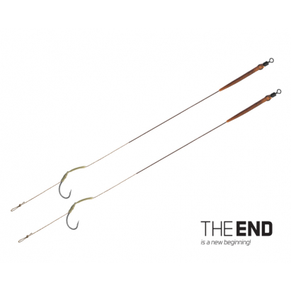 Náväzec Delphin THE END Skin RIG / 2ks 20cm/25lbs/#4 Náväzec Delphin THE END Skin RIG / 2ks 20cm/25lbs/#4