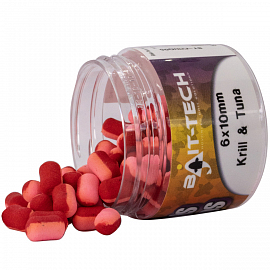 Bait-Tech Duo Col Criticals Wafters - Krill a Tuniak 6x10 mm, 50 ml