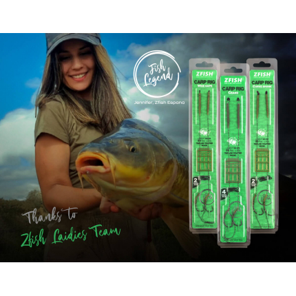 Zfish Náväzec Wide Gape Carp Rig 20 cm