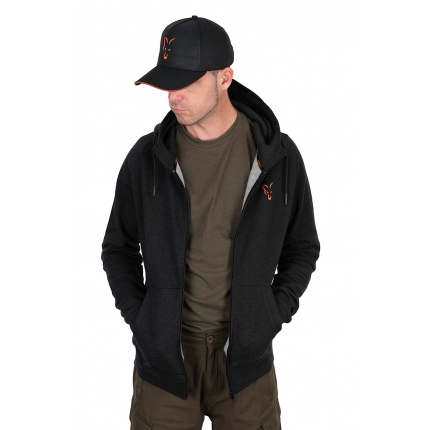 Fox Mikina Collection Lightweight Hoody Black & Orange
