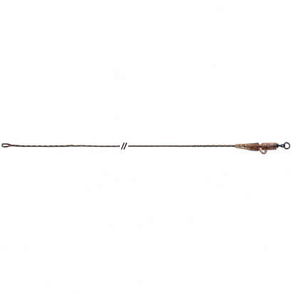 Anaconda olovnica Jungle Flexi Ring Swivel Safety Clip Leadcore Leaders 40lb 80cm 3ks hnedá