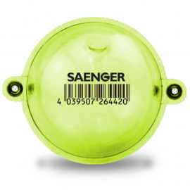 Saenger guľové plavátko 25g 40mm transparentná žltá