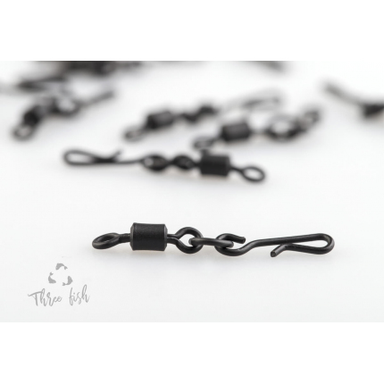 Zfish Obratlík Quick Change Ring Swivel Matt Veľkosť 8 10 ks