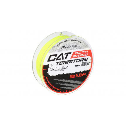 Mikado Pletená Šňůra Cat Territory Octa Braid 150m Fluo