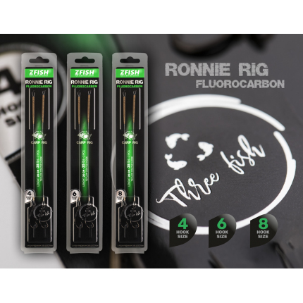 Zfish Náväzec Fluorocarbon Ronnie Rig 20 cm