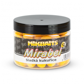 Mikbaits Mirabel Fluo boilie 150ml - Sladká kukurica 12mm