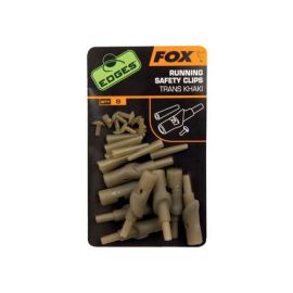 Fox Edges Running safety clips záves na olovo trans khaki 8ks