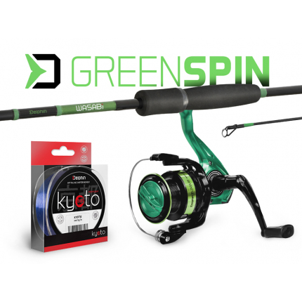 Delphin Prút Wasabi Spin 2,4 m 30 g + navijak + vlasec zdarma
