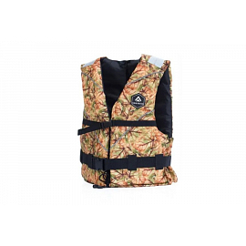 Plovoucí a záchranná vesta pro dospělé FOREST maskáč Velikost: L/XL obvod: 107-122cm / 60-70kg / 50N
