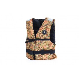 Plovoucí a záchranná vesta pro dospělé FOREST maskáč Velikost: L/XL obvod: 107-122cm / 60-70kg / 50N
