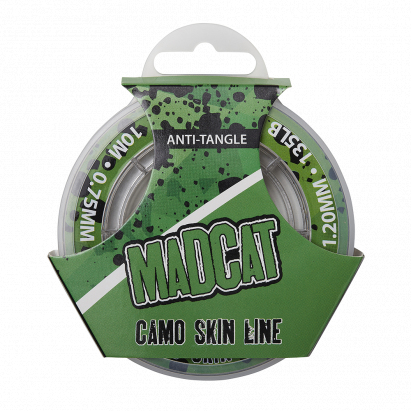 Madcat Šnúra Camo Skin Line Brown Camo 10m 0,75mm-1,2mm 60kg