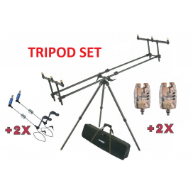 Mivardi - Tripod Premium + ZADARMO 2 x Sounder Easy Camo a 2 x SWINGARM Easy