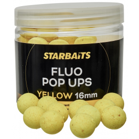 Plávajúce boilies STARBAITS Fluo Pop Ups Yellow 70g