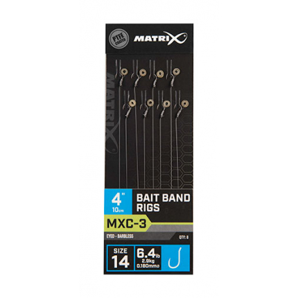 Matrix MXC-3 Bait Band Rigs 10cm/4ins