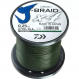 Daiwa Šnúra J-Braid X4 - Dark Green 0,10mm/3,8kg