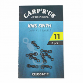 Carp´R´Us Obratlíky s kroužkem Swivel Ring 11, 8ks
