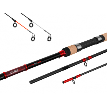 Delphin LEEDER Feeder + 2 špičky 360cm/100g/3 díly