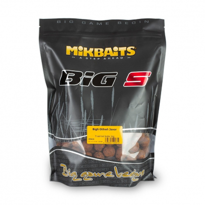 Mikbaits boilie Legends BigS Sépia Javor