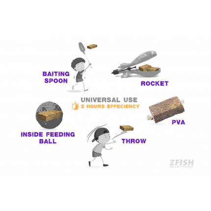 Zfish Zakrmovacie Brikety Carp & Feeder Briquettes 220 g