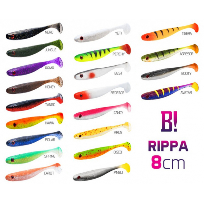 Umelá nástraha BOMB! Rippa / 5ks - 8cm/DISCO