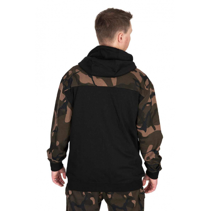 Fox Mikina LW Black Camo Split Zip Hoody
