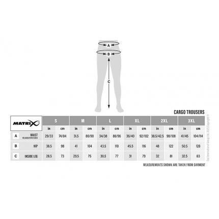Matrix LW Cargo Trousers – Čierne