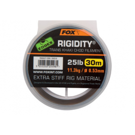 Fox Náväzcový Vlasec Edges Rigidity Chod Filament Trans Khaki 0,57 mm 13,6 kg 30m