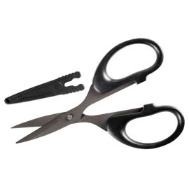 Giants Fishing Nožnice čierne Scissors with Safety Cap