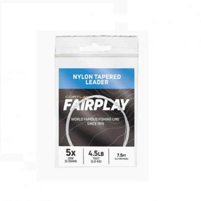 Cortland ujímaný nadväzec FairPlay Leader Clear|2x 9lb 9ft Cortland ujímaný nadväzec FairPlay Leader Clear|2x 9lb 9ft