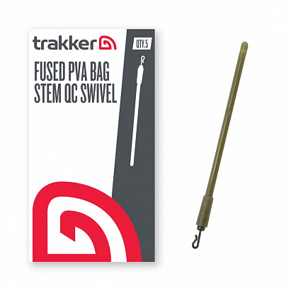 Trakker Driek do inline olov Fused PVA Bag Stem - QC Swivel 5ks
