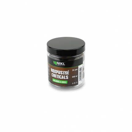 Nikl Rozpustné Criticals Boilie Calanus & Krill 250 ml