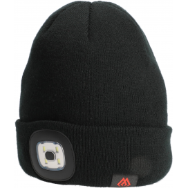 Mikado zimná čiapka led beanie čierna 1 ks Mikado zimná čiapka led beanie čierna 1 ks