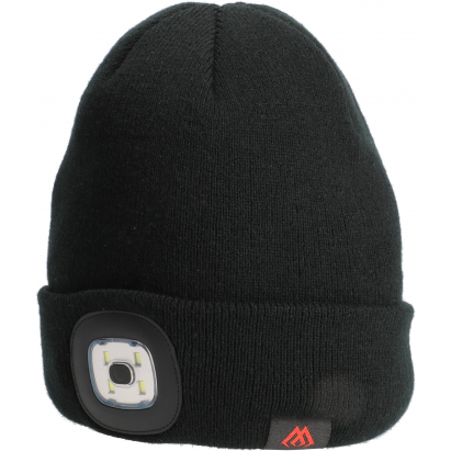 Mikado zimná čiapka led beanie čierna 1 ks