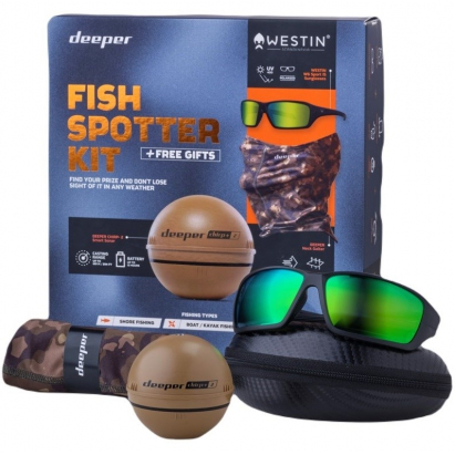 Deeper Nahadzovací Sonar Chirp+2 Fish Spotter Kit