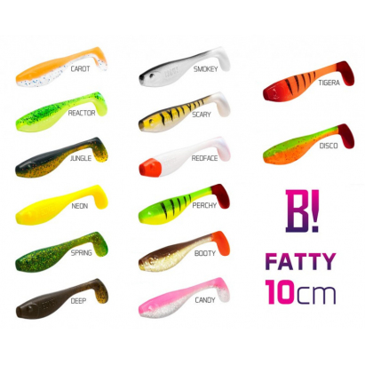 Umelá nástraha BOMB! Fatty / 5ks - 10cm/TIGERA