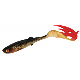 Mikado nástraha sicario pike tail 14cm/spotted bullhead 2 ks