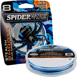 SpiderWire Šnúra Stealth® Smooth8 300m 0.23mm 24 kg Blue Camo