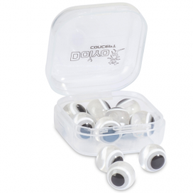 Doiyo sklenené korálky s okom White 8mm 12ks
