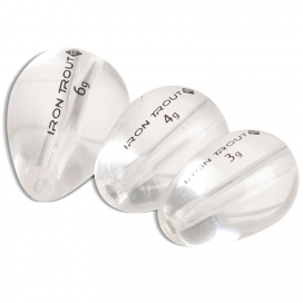 Iron Trout olovo T-Drop Ghost hmotnost 4g 1ks