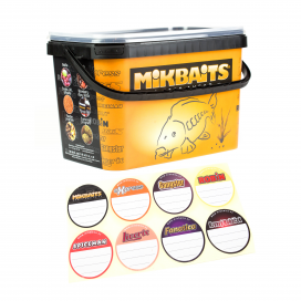 Mikbaits Tégliky a vedierka - 5l vedro + samolepky
